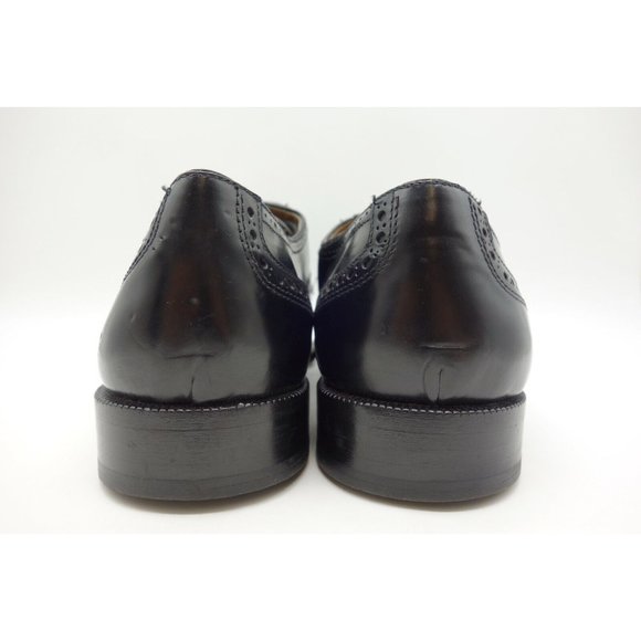 Mario Bruni Black Leather Cap Toe Lace Up Dress Oxfords Shoes Men\'s 11 M main image 11
